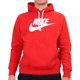 thumbnail image 1 of Sudadera con capucha Nike Sportswear Club de forro polar para hombre - Scarlet, 1 of 5