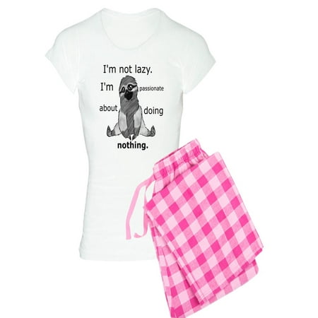 

CafePress - Lazy Sloth Pajamas - Women s Light Pajamas