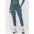 thumbnail image 2 of Pantalones de Yoga de cintura alta ajustados de lijado, pantalones deportivos for levantar la cadera y el vientre, pantalones deportivos for correr al aire libre, 2 of 7