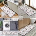 thumbnail image 6 of White Cow Heart Pattern Kitchen Rug Mat,Kitchen Runner Rugs Non Skid Washable,Decorative Kitchen Floor Mats for Kitchen,Sink,Laundry,17"x47.2", 6 of 7