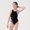 Black, variant on Kids Swimsuit Girls One Piece Rash Guard Swimsuit Black Gymnastics Leotard Swimsuit Girls 6-7 Years