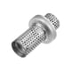 thumbnail image 1 of Motocicleta Escape Silenciador Escape Silenciador Tubo Deflector Plateado Tono 100 mm x 60,5 mm, 1 of 6
