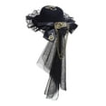 thumbnail image 2 of Sombrero Steampunk Mini Yinane Pinza para el pelo Engranajes de Metal y Cadena, 2 of 8