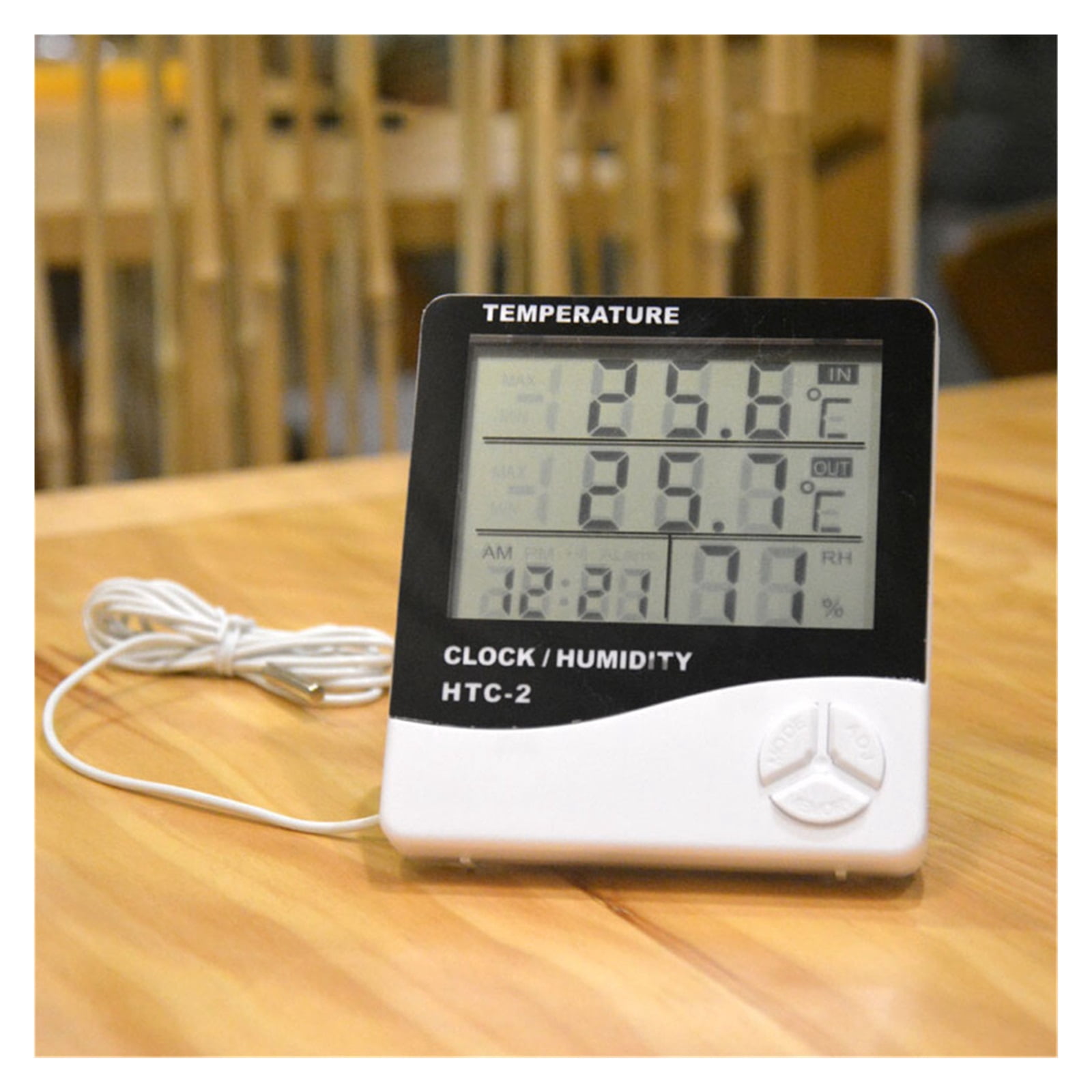 LCD Digital Temperature Humidity Meter -2 Home Indoor Outdoor hygrometer thermometer ,Fast Response
