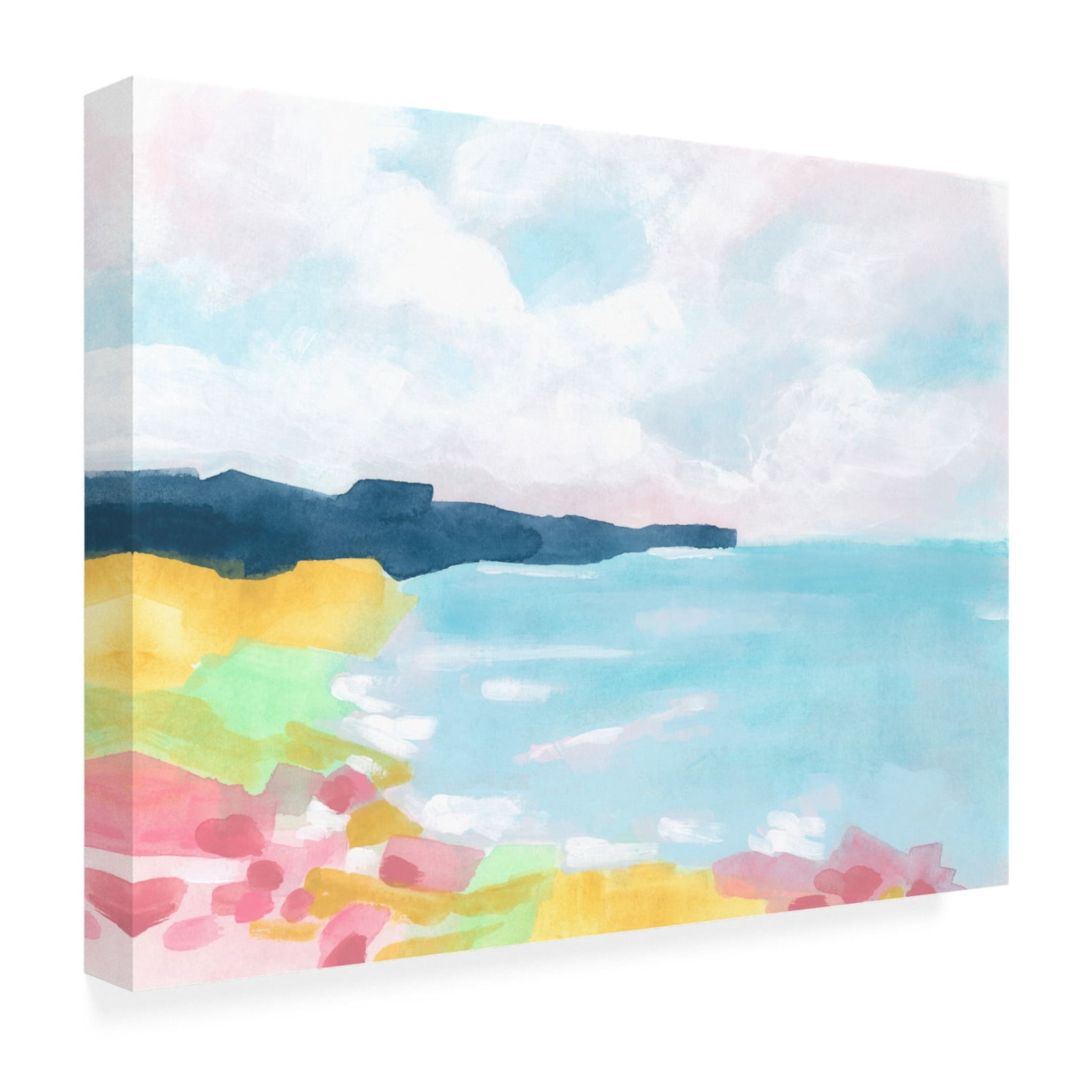 Trademark Fine Art June Erica Vess  Chroma Coast I Canvas Wall Art