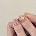 thumbnail image 3 of Monebena Flower Nail Stickers for Nail Art - Flower Nail Art Stickers Summer Floral Leaf Plant 5D Embossed Nail Decals Self-Adhesive Nail Art Supplies Manicure Sliders Flower Stickers for Nails, 3 of 4