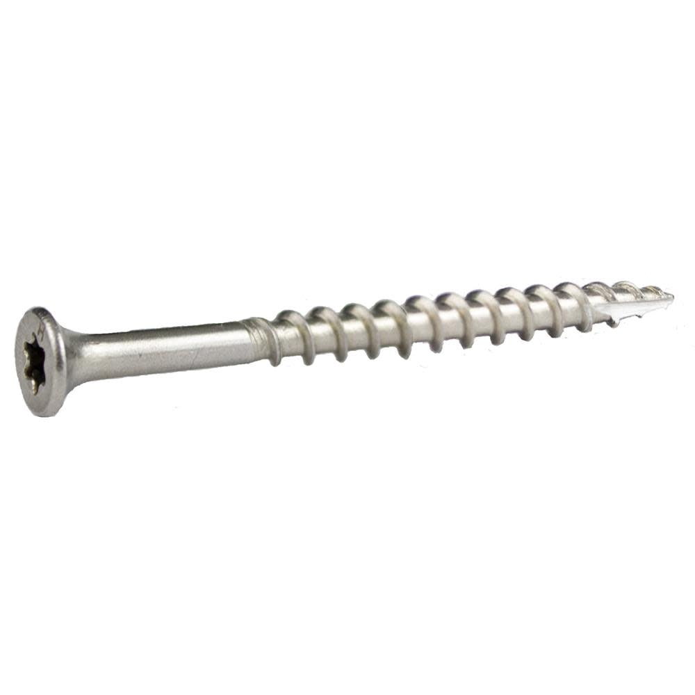 #10 x 3" Stainless Steel Square Drive Wood Deck Screws Grip Rite 50 pieces 