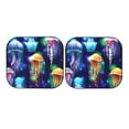 thumbnail image 7 of Kll Transparent Jellyfishes Windshield Sun Shade 2-Piece Foldable Car Front Window Sunshade For Most Sedans Suv Truck- Small, 7 of 7