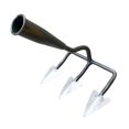 thumbnail image 3 of triangular de jardín para deshierbar, portátil, de mano, de repuesto, ergonómica, para cultivo, herramienta manual eficiente de metal. 3 dientes, 3 of 8