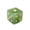 Green A, variant on Mahjong Dice,D6 Dice,Natural Crystal Mahjong Dice Set, 6 Sided Substantial Weight Decorative Gemstone Dice, Perfect Mahjong Hostess Gift(Blue 0.6IN)