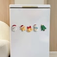 thumbnail image 4 of Qocolhg 5 Pcs Christmas Magnets Sticker, Snowman Refrigerator Star Fridge Car Garage Door Magnetic Stickers, Waterproof Holiday Magnet Decals for Home Kitchen Decor Christmas Decorations Clearance, 4 of 6