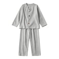 thumbnail image 4 of Women's Ribbed Knit Lounge Set 2 Piece Outfits Button Pajamas SetsLong Sleeve Top and Pants, Matching Paj, 4 of 8