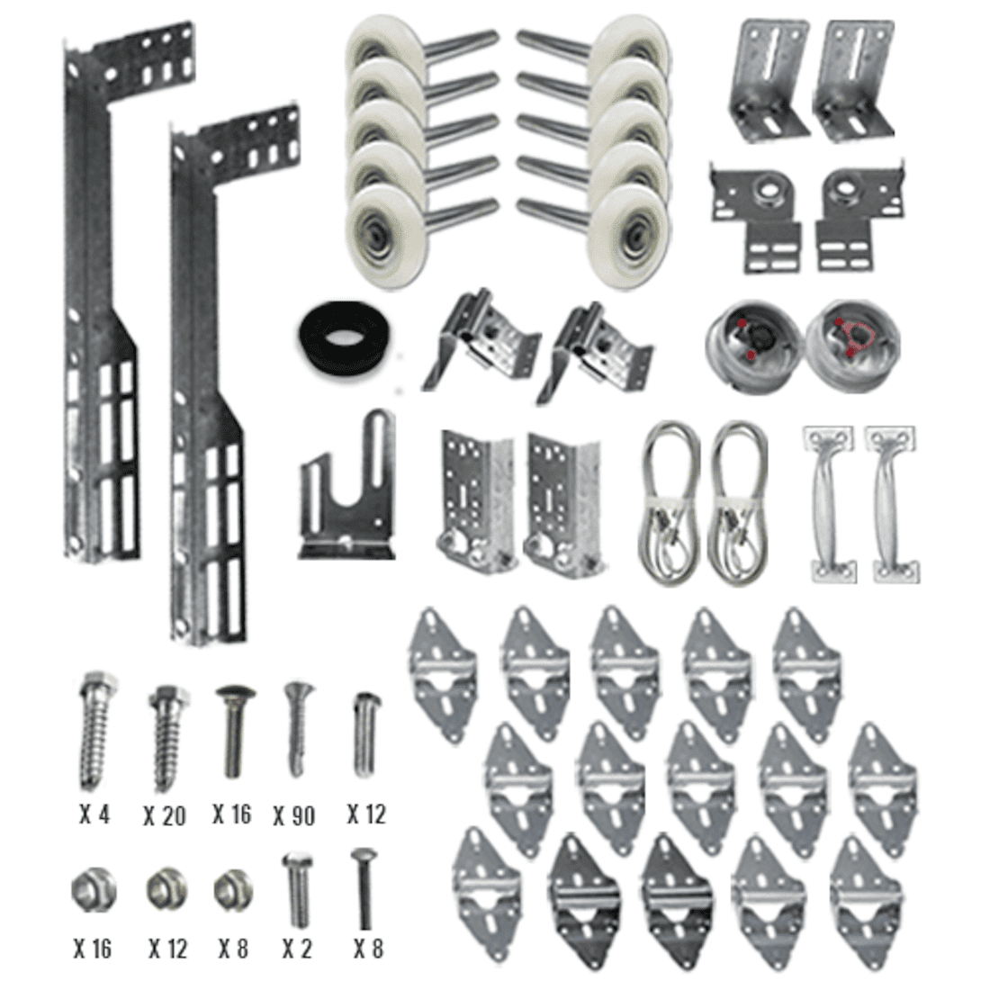 DURALIFT Grage Door Hardware Installation Kit (for 16' x 7' doors
