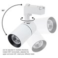 thumbnail image 3 of Lampe de Piste LED Réglable pour Magasin de Showroom Éclairage Naturel 10W 4000K 220V Blanc, 3 of 5