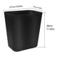 thumbnail image 2 of Bote de basura Feiupe de 13,6 litros para cocina, oficina, baño, negro, paquete de 2, 2 of 6