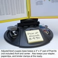 thumbnail image 5 of Ultimate Office AdjustaView 10-Pocket Desk Reference Organizer with Supplies Storage Base and EZ-Load Pockets to Hold 20 Sheets of Paper, Includes Fast Find Indexing Tabs (Colored Pockets), 5 of 7
