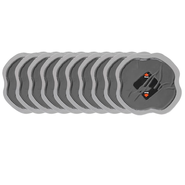 Parche de reparación de neumáticos, 10 piezas, 115 mm, parche de reparación de neumáticos de coche, parche de reparación de neumáticos de coche, diseño aerodinámico