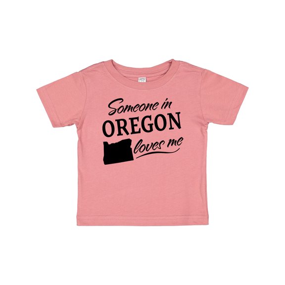 Inktastic Someone in Oregon Loves Me Boys or Girls Baby T-Shirt