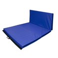 ALEKO Folding Thick Velcro Gym Mat 4 x 8 Feet Blue