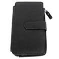 thumbnail image 1 of Cartera para Hombre, Tarjetero retro para Hombre, Monedero de Piel Sintética, Cómoda Protección de Identificación Rf Con Correa de Transporte Para Reuniones de Negocios, 1 of 7