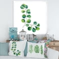 thumbnail image 3 of Designart 'Green Eucalyptus Plant Branches II' Traditional Framed Art Print, 3 of 4
