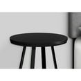 thumbnail image 3 of Miekor Furniture Accent Table, Side, Round, End, Nightstand, Lamp, Living Room, Bedroom, Black Laminate, Black Metal, Contemporary, Modern 56306, 3 of 7
