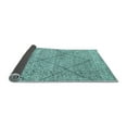 thumbnail image 2 of Ahgly Company Indoor Rectangle Abstract Light Blue Modern Area Rugs, 2' x 3', 2 of 4