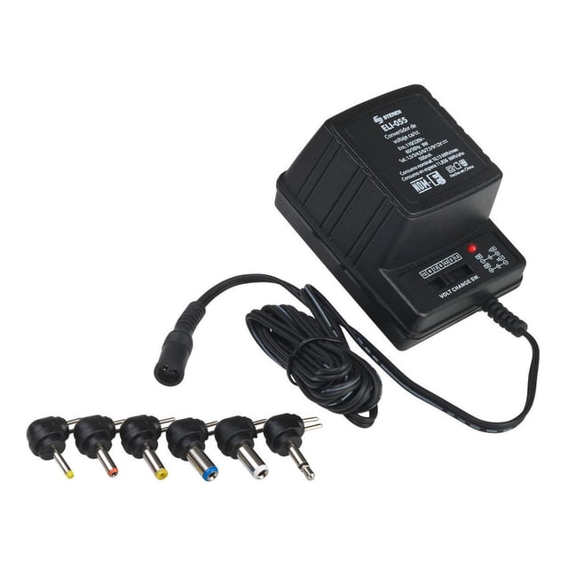 Eliminador Steren 1,5 A 12 Vcc 500ma Puntas Intercambiables ELI-055