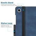 thumbnail image 4 of Fintie Case for Samsung Galaxy Tab A9+ / A9 Plus 11 inch 2023 Model (SM-X210/X216/X218), Multi-Angle Viewing Smart Stand Back Cover with Pocket Auto Wake/Sleep, Denim Indigo, 4 of 10