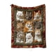 thumbnail image 2 of Manta Tejida Acogedora, con Estampado de Gatos, Cubrecama Ligero, Ropa de Cama Decorativa con Diseño Felino, 125cm x 150cm para Sofá, Sillón, Sala de Estar, 2 of 5