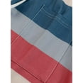 thumbnail image 6 of Yuemengxuan Women Summer Dress, Stripe V-Neck Long Sleeves Drawstring Waist Skirt, 6 of 9