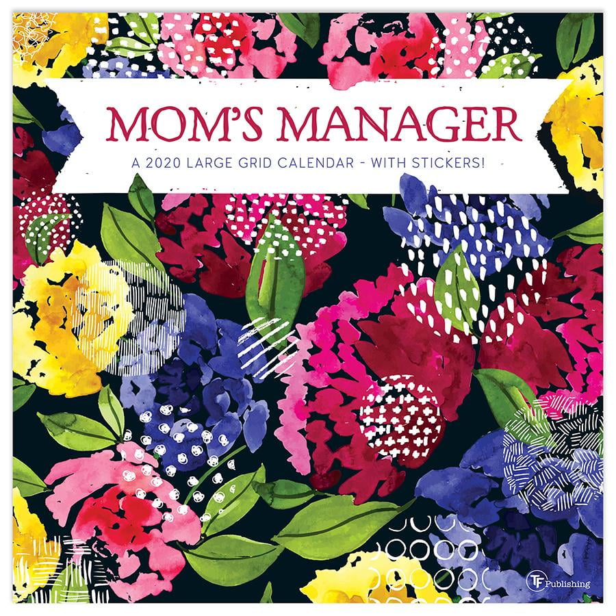 2020 Mom's Manager 12x12 Family Planning Wall Calendar on Matte Paper