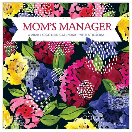 2020 Mom's Manager 12x12 Family Planning Wall Calendar on Matte Paper +