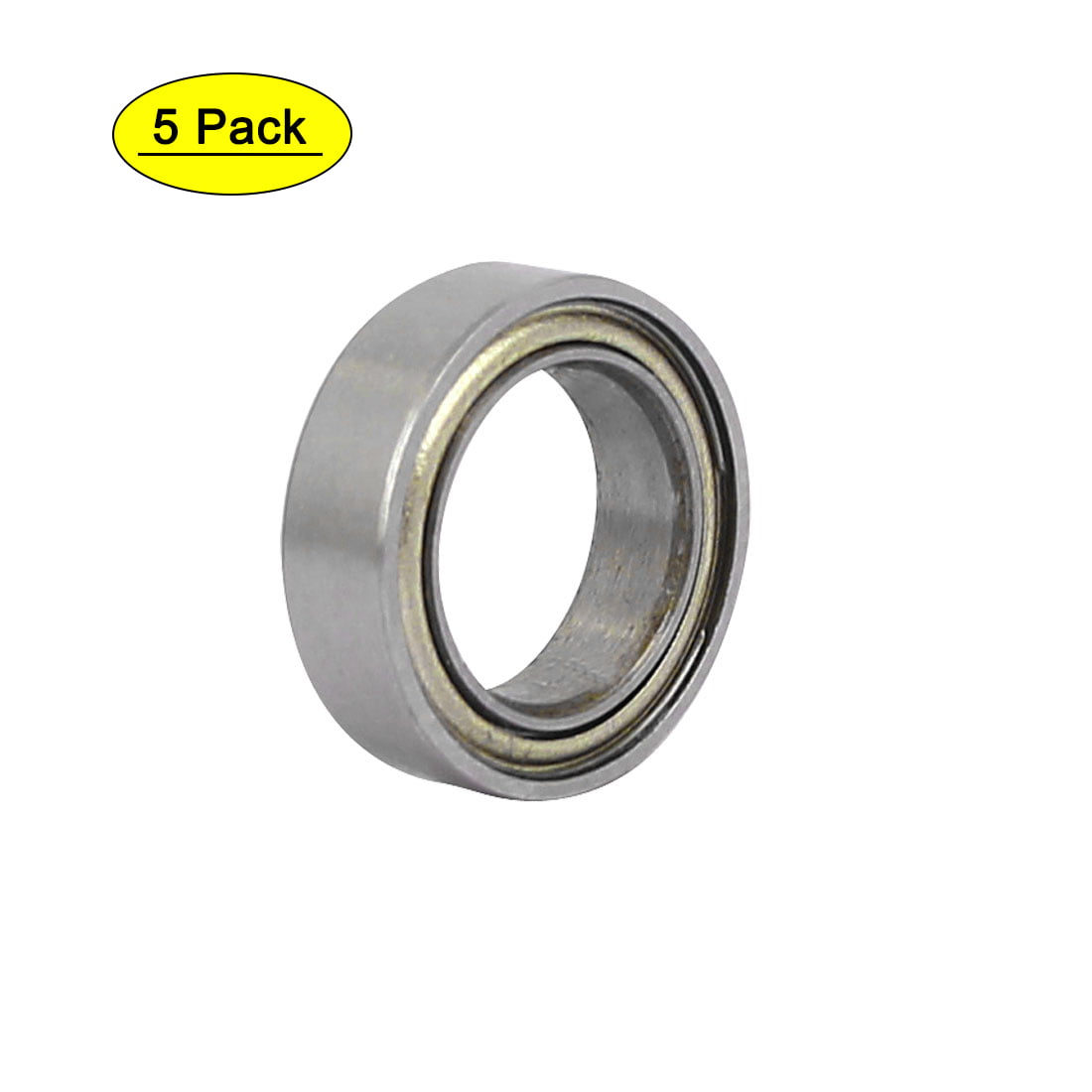 7mm*11mm*3mm 5 pcs MR117zz Mini Metal Double Shielded  Ball Bearings