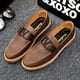thumbnail image 2 of Zapatos de hombre de estilo británico para primavera, zapatos casuales para hombre que combinan con todo, zapatos de vestir de negocios de cuero negro, zapatos de moda para el trabajo, 2 of 6