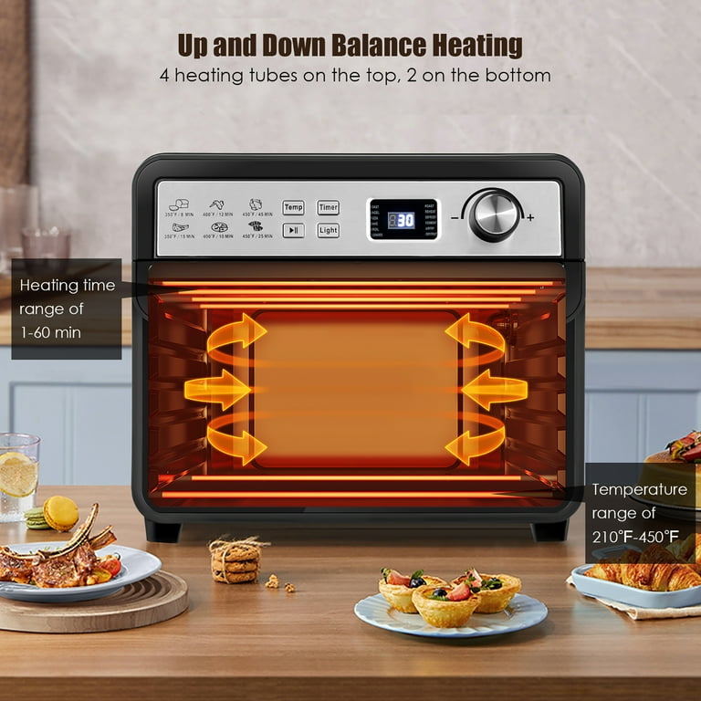 Costway 12-in-1 Air Fryer Oven 23 QT Digital Toaster Oven