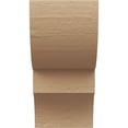 thumbnail image 2 of 9"W x 9"D x 18"H Wide Ridgewood Rough Cedar Woodgrain TimberThane Corbel, Primed Tan, 2 of 6