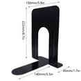 thumbnail image 3 of Sell Hot 2X Bookstand, Yuoaen Book Ends for Shelves, 22.2Cm/8.7In High Metal Bookshelf Support Bookshelf Bookshelf Metal Bookshelf Bookshelf, 3 of 5