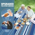 thumbnail image 4 of Picnic Blankets Outdoor Extra Large - 80"x80" Waterproof Beach Blanket, Machine Washable 3-Layer Foldable Park Mat with Sandproof Backing for Grass, Hiking, Travel, Concerts, Indoor, 4 of 8