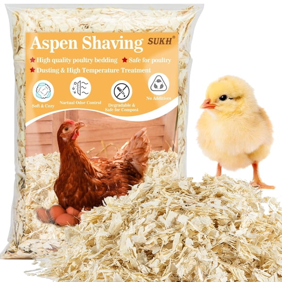 Animal Bedding Sukh Chicken Coop Aspen Shaving, 900 ml