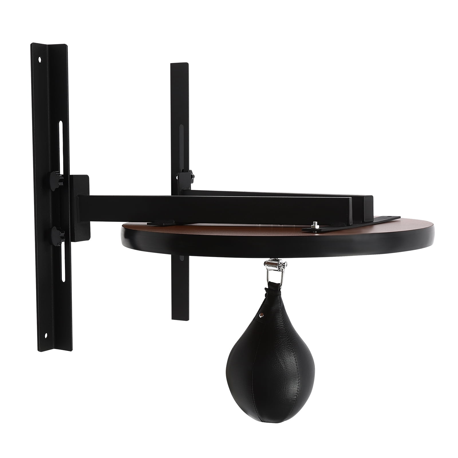 23.6" Speed Bag Platform Kit, Wall-mounted Speed Bag Platform Heavy Duty Boxing Training Equipment with Punching Ball for Men & Women