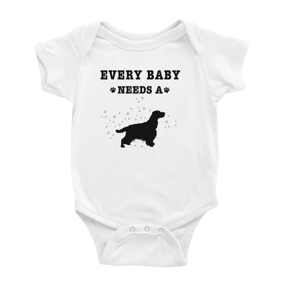 Every Baby Needs A Cocker Spaniel Dog Cute Baby Jumpsuits For Boy Girl 0-3 Months