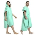 thumbnail image 1 of Winthome Surf Poncho Changing Robe with Hood and Pocket Quick Dry Lightweight Changing Towel Poncho for Surfing Beach Swimming Outdoor Sports, 1 of 6