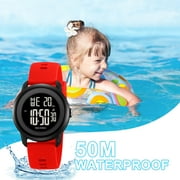 SKMEI Digital Watch, Sports Waterproof Led Watches with Alarm Wrist Watches 5-12 Ages