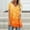 Orange, variant on Women Tie Dye VNeck Shirts Summer Vintage Tunic Tops Fashion Casual Swing Short Sleeve Shirts Blouse Soft Tee,Purple,XL