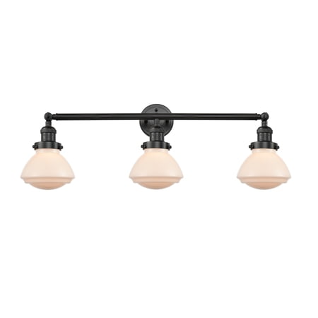 Innovations Lighting 205-BK-G321 Olean 3 Light 31 Wide Bathroom Vanity Light - White