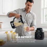 Ninja Detect Kitchen System Power Blender + Processor Pro, BlendSense Technology, Blender, Chopping & Smoothies, 1800 Peak Watts, 72 oz. Pitcher, 64 oz. Food Processor, 24 oz. To-Go Cup, TB401 Black