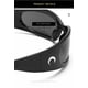 thumbnail image 2 of Gafas de sol Moon Fashion (gafas grises con marco negro), tecnología futurista, gafas de sol deportivas, gafas de ciclismo de tendencia, 2 of 5