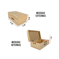 thumbnail image 4 of Caja Para Regalo De Madera Natural Belug Madera, 4 of 4
