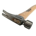 thumbnail image 2 of 14 oz Titanium Milled Face Hammer - with 18" Curved Hickory Handle, 2 of 2